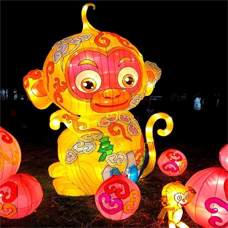 Waterproof Chinese Panda Lantern
