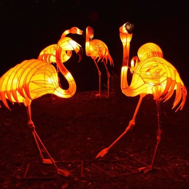 Holiday Decoration Chinese Flamingo Lantern
