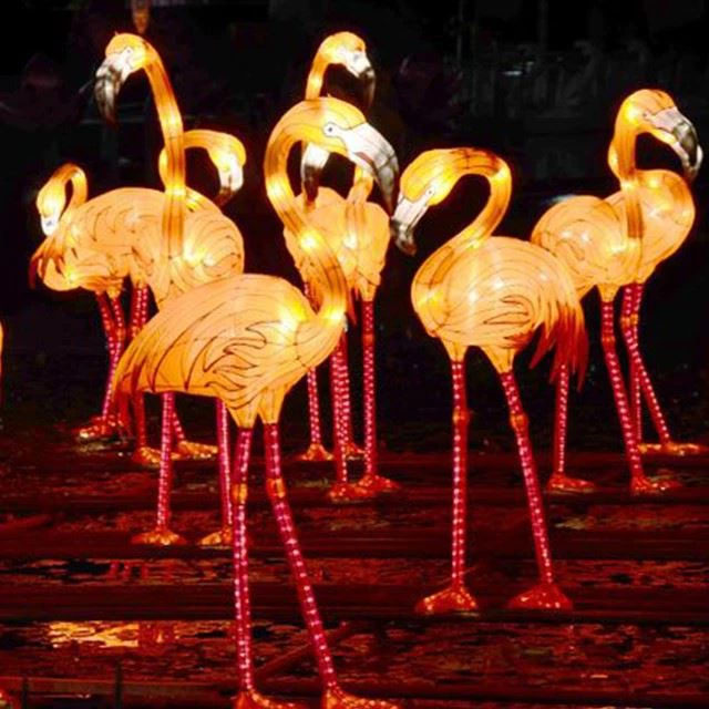 Holiday Decoration Chinese Flamingo Lantern